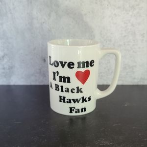 Love Me I'm A Black Hawks Fan Mug